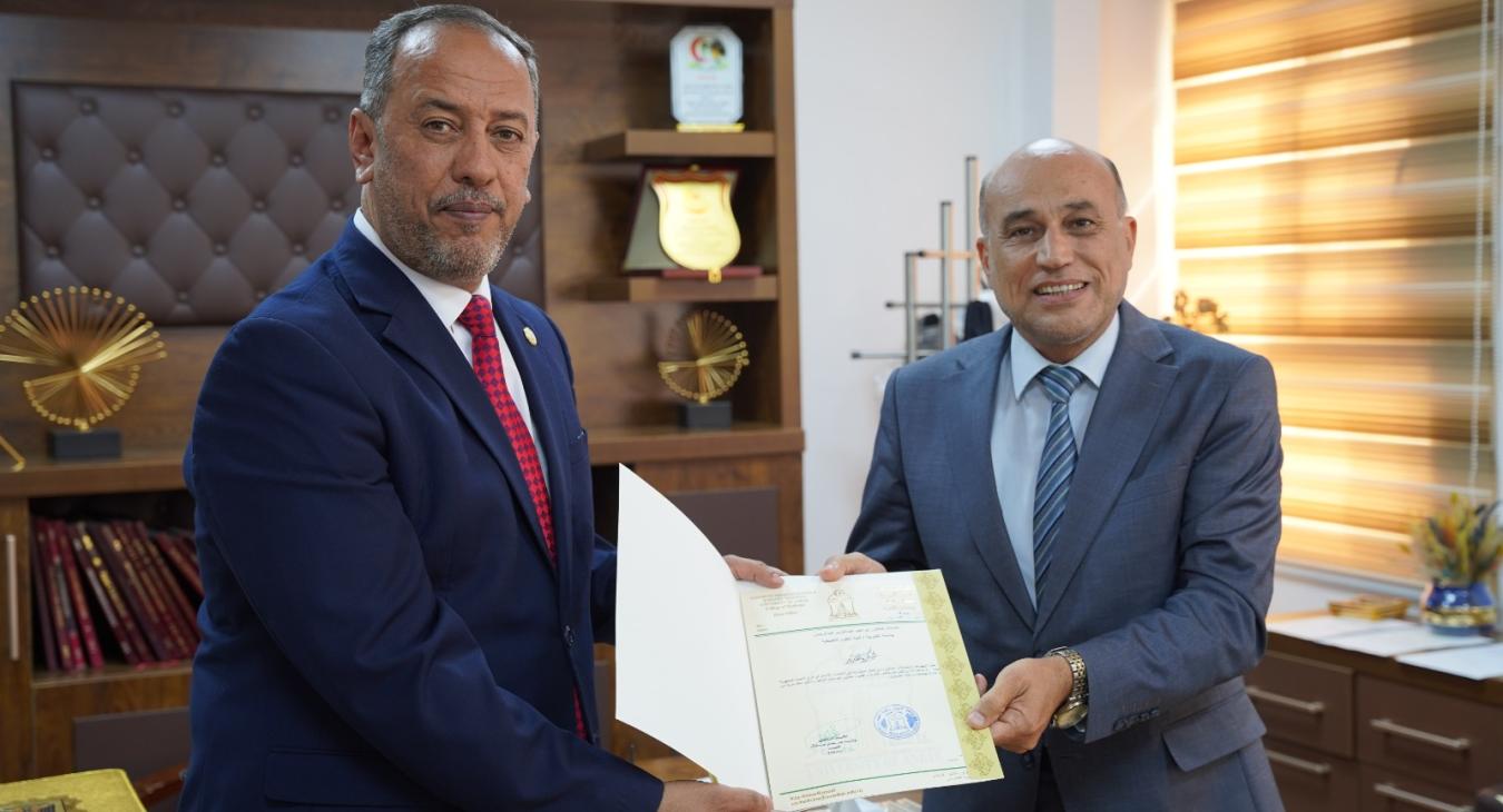 A teacher from the University of Fallujah, head of the comprehensive examination committee for doctoral students at Anbar University and a member of the scientific committee of its international conference