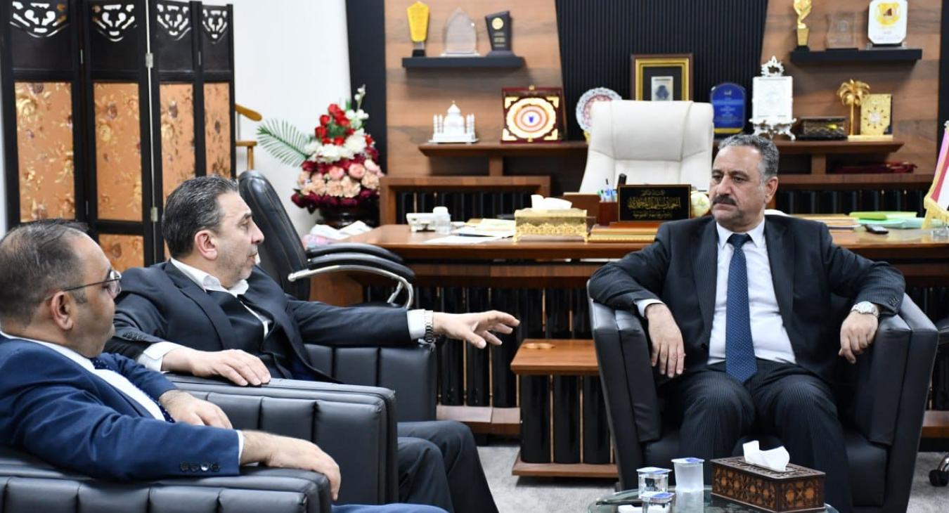 The University of Fallujah hosts the Prime Minister’s Advisor for Scientific Affairs and Artificial Intelligence, Professor Diya Majid Al-Jumaili