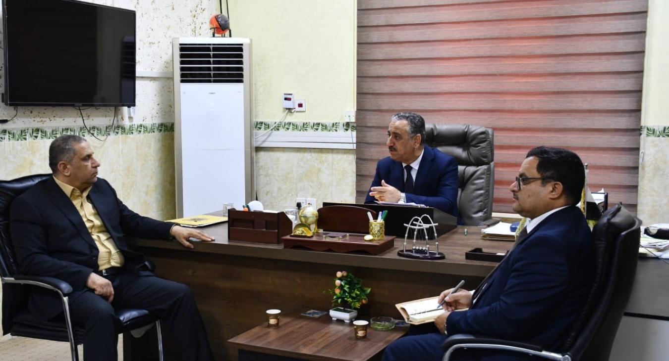 The President of the University of Fallujah begins his duties in managing the work of the College of Applied Sciences from a lower position