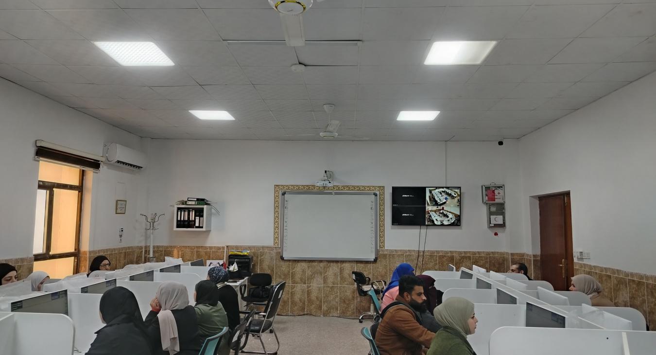 Fallujah University continues to organize the national test for postgraduate studies